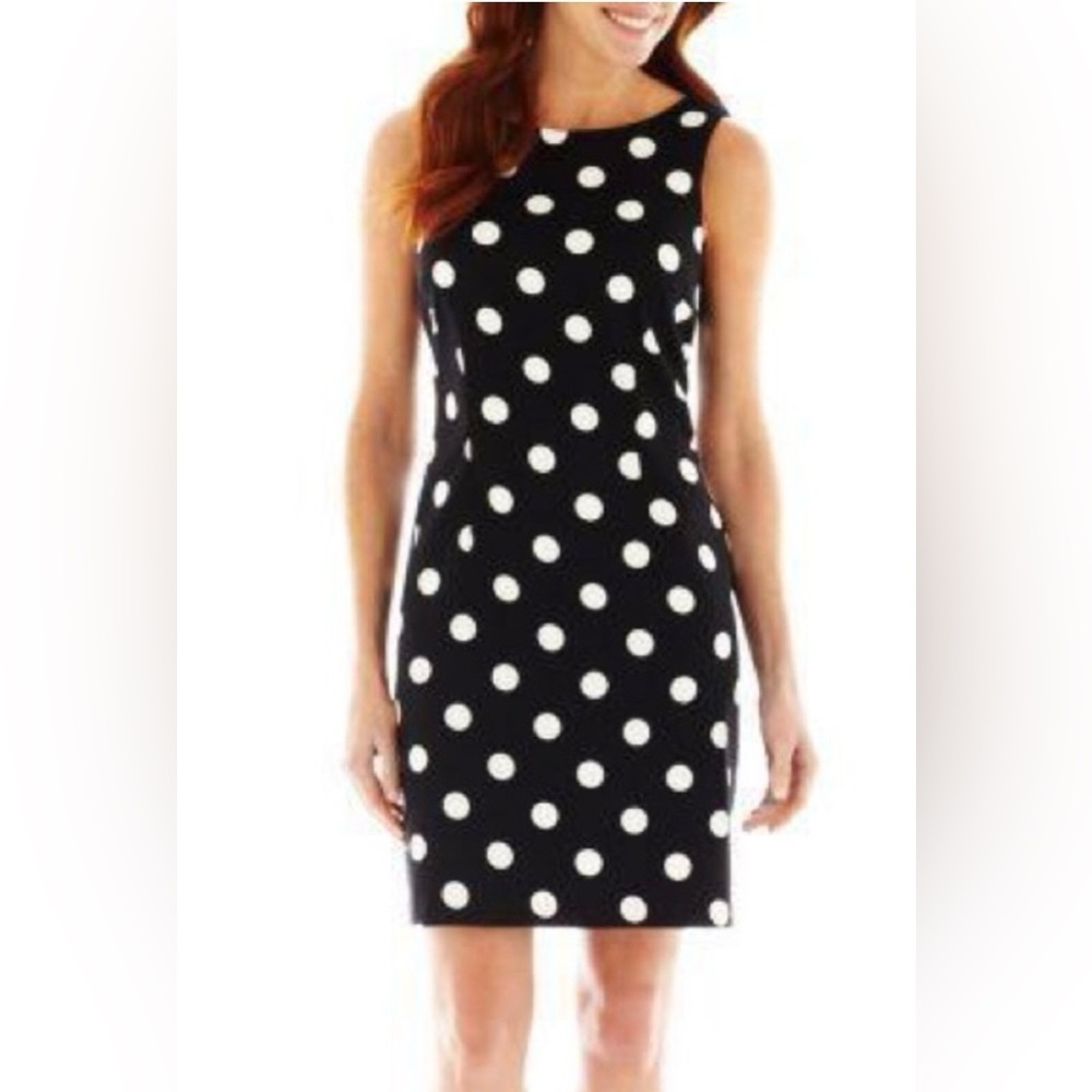 Alyx Black and White Polka Dot Dress
